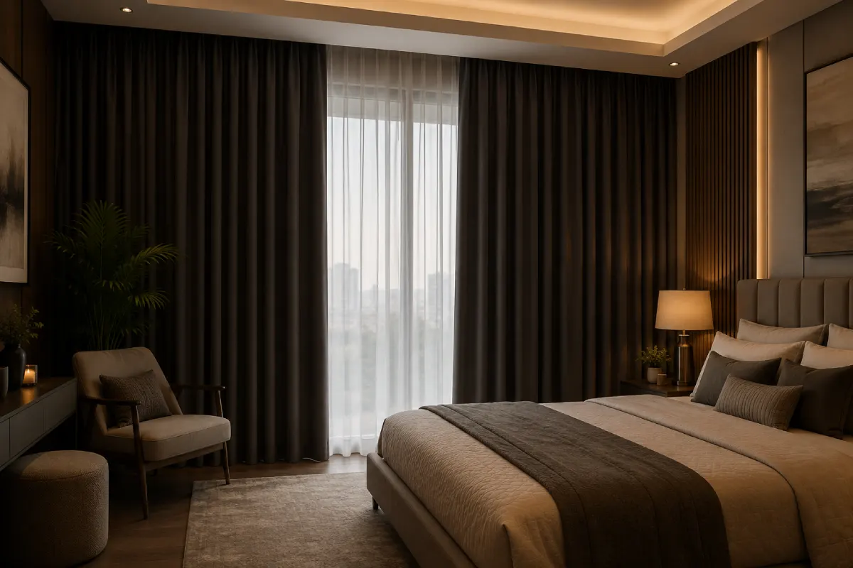 Sheer curtains vs blackout curtains comparison for Bangalore home interiors